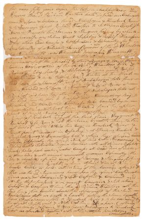 Lot #8061 Eastern Abenaki Indians Manuscript Deed (1684) - Image 3