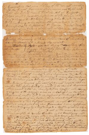 Lot #8061 Eastern Abenaki Indians Manuscript Deed (1684) - Image 4