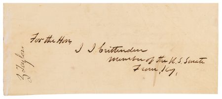 Lot #8069 Zachary Taylor Partial Autograph Letter Signed on Indian Affairs, Foreseeing a 
