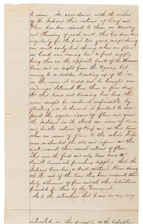 Lot #8079 Santee Sioux Indian Agent's Manuscript Report: 