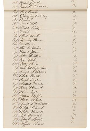 Lot #8088 Standing Rock Sioux Manuscript Testimony Against Chief John Grass: 