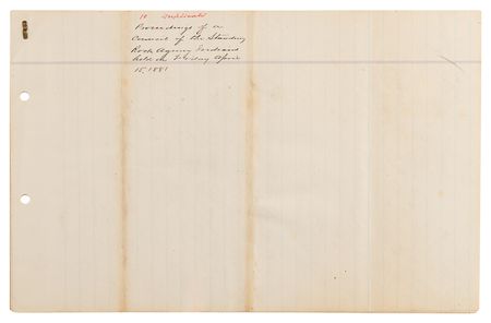 Lot #8088 Standing Rock Sioux Manuscript Testimony Against Chief John Grass: 