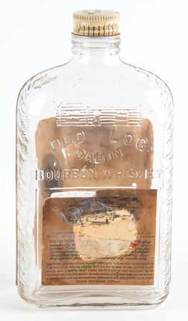 Lot #8103 [Al Capone] Prohibition Ephemera with an Old Log Cabin Whiskey Bottle, Cicero Bottling Works Sign, and Liquor Prescription - Image 3