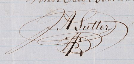 Lot #8132 John Sutter Signature - California Gold Rush - Image 2