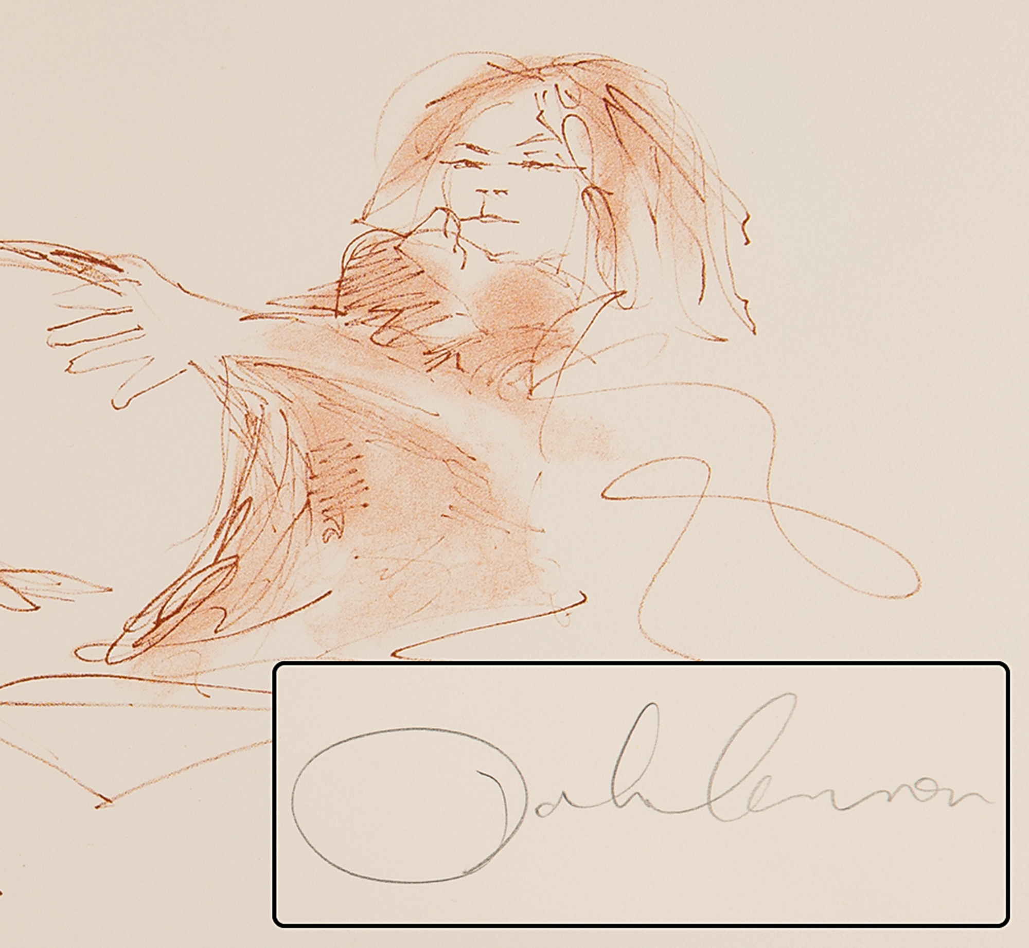 Beatles: John Lennon Signed 'Bag One' Lithograph (Ltd. Ed
