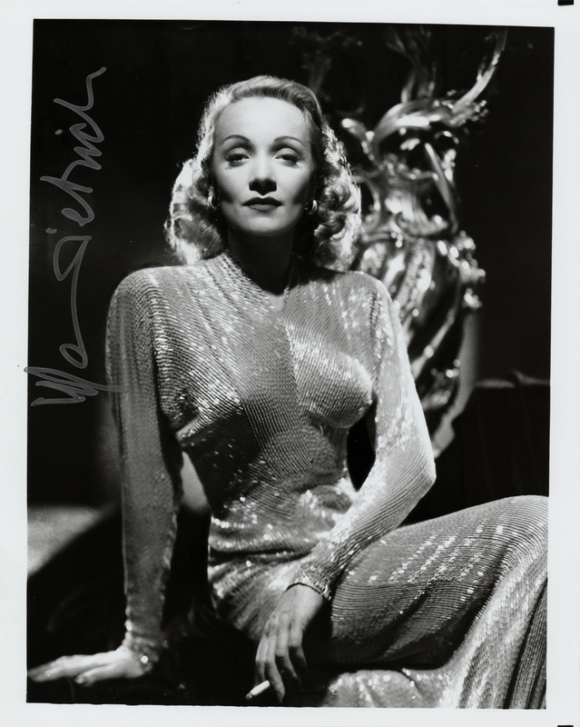 Lot 679 Marlene Dietrich Signed Photograph