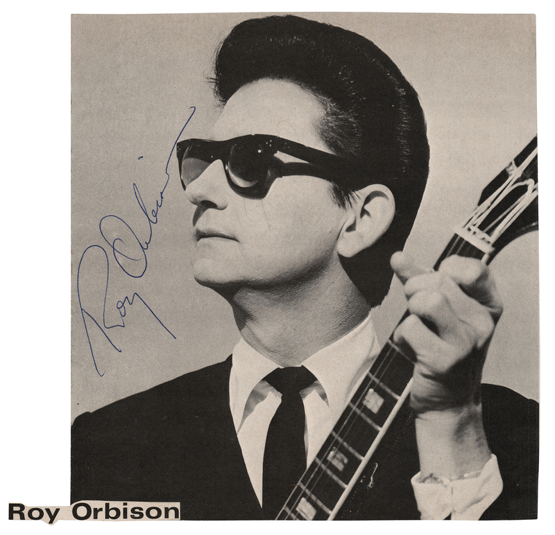 Lot 590 Roy Orbison Signed Photograph