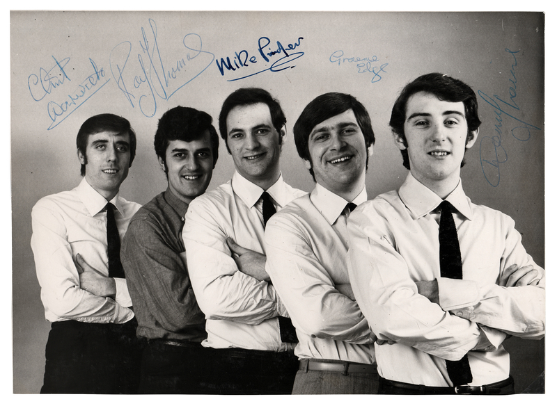 Lot 587 Moody Blues Signed Photograph