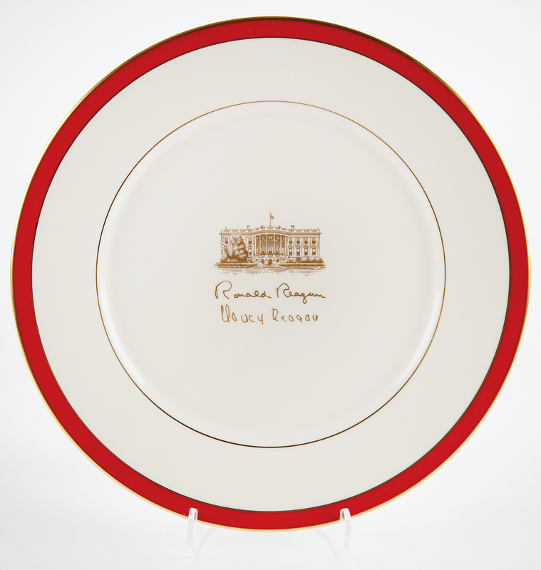 Lot 99 Ronald Reagan Inauguration Gift Plate