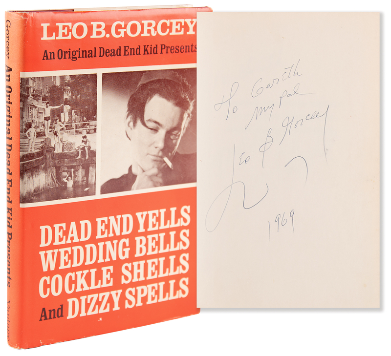 Lot 687 Leo B. Gorcey Signed Book - Dead End Yells