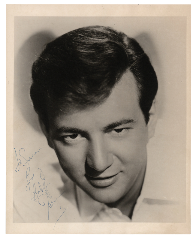 Lot 564 Bobby Darin Signed Photograph