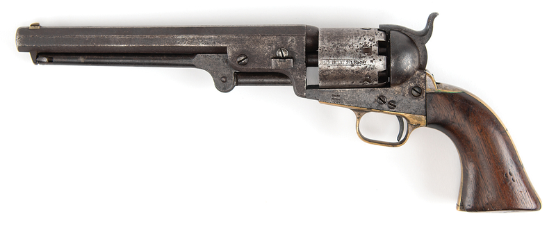 Lot 313 Colt 1851 Navy Revolver, Attributed to the Confederate Cavalry