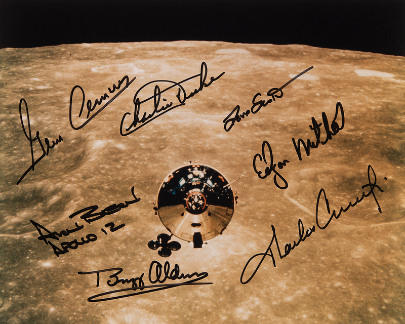 Lot 416 Moonwalkers (7) Multi-Signed Photograph