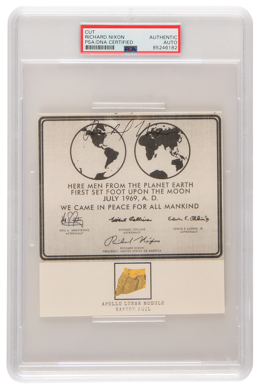 Lot 86 Richard Nixon Signature