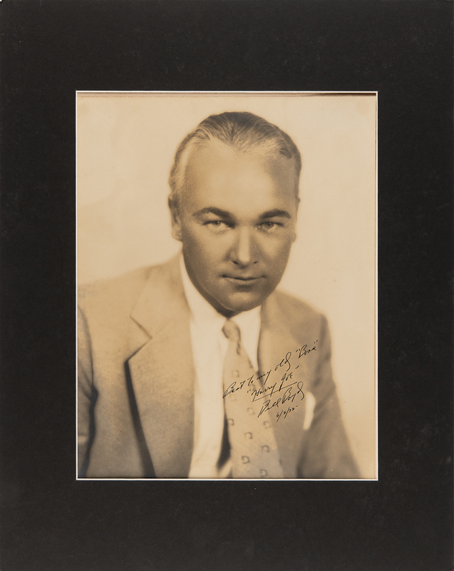 Lot 664 William 'Hoppy' Boyd Oversized Signed Photograph