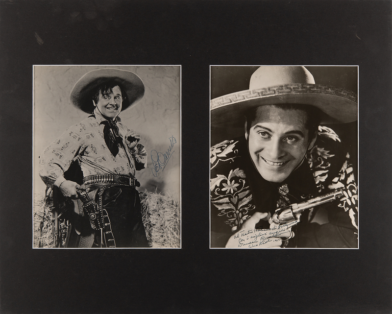 Lot 737 Duncan Renaldo and Leo Carrillo (2) Signed Photographs