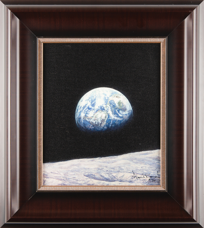 Lot 400 Alan Bean Signed Canvas Giclee Print - 'Mother Earth' (Ltd. Ed. #AP16/25)