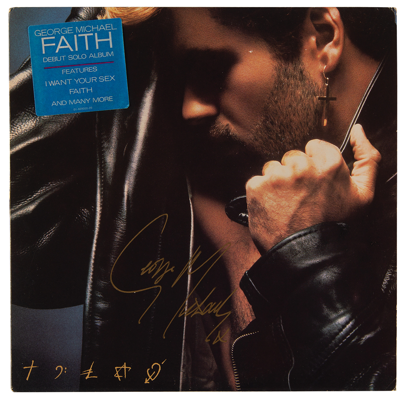 Lot 635 George Michael Signed Album - Faith