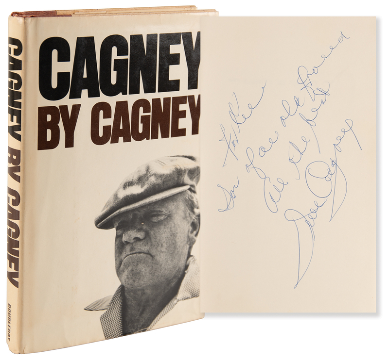 Lot 669 James Cagney Signed Book - Cagney by Cagney