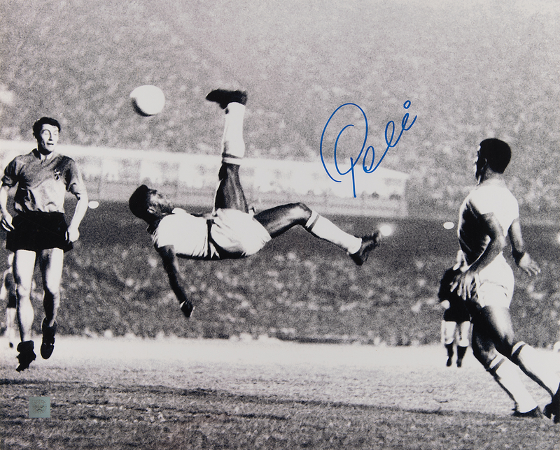Lot 816 Pele Oversized Signed Photograph