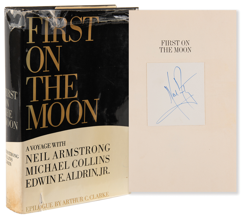 Lot 396 Neil Armstrong Signature