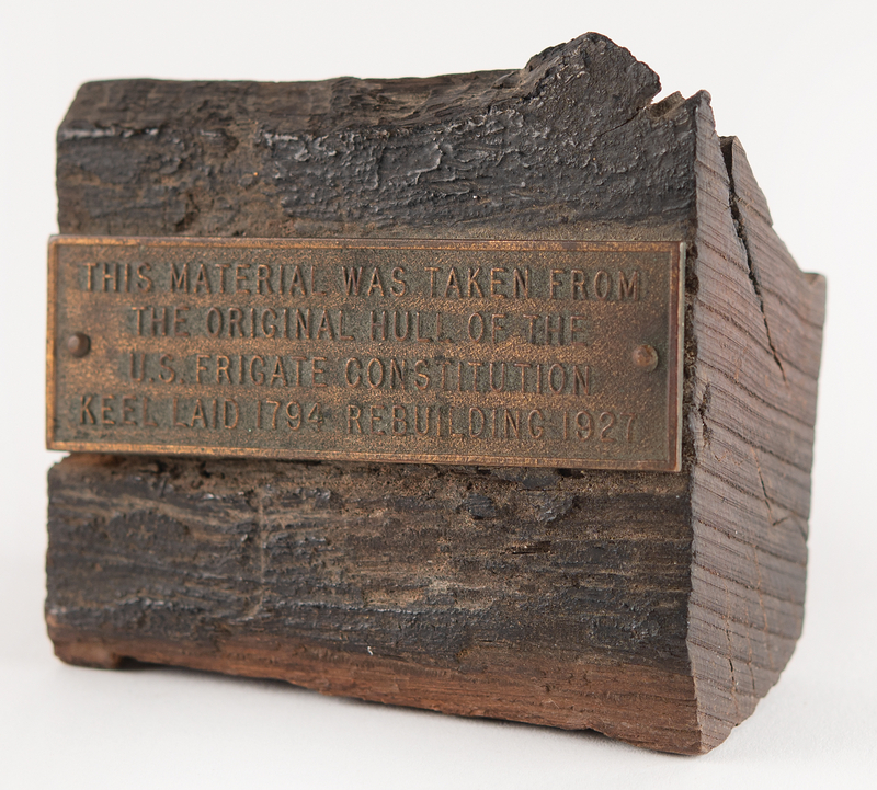 Lot 375 USS Constitution 1927 Restoration Hull Wood