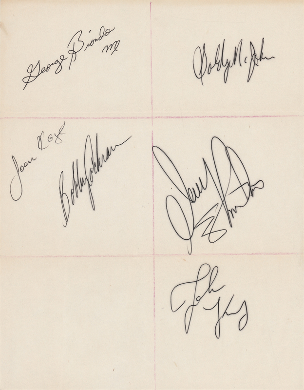 Lot 608 Steppenwolf Signatures