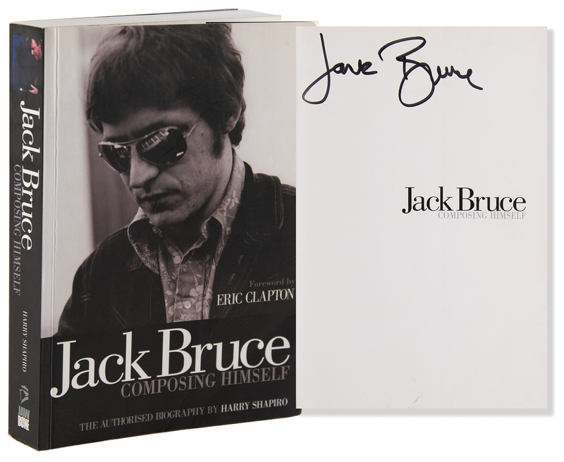 Lot 562 Cream: Jack Bruce Signed Book - Composing Himself
