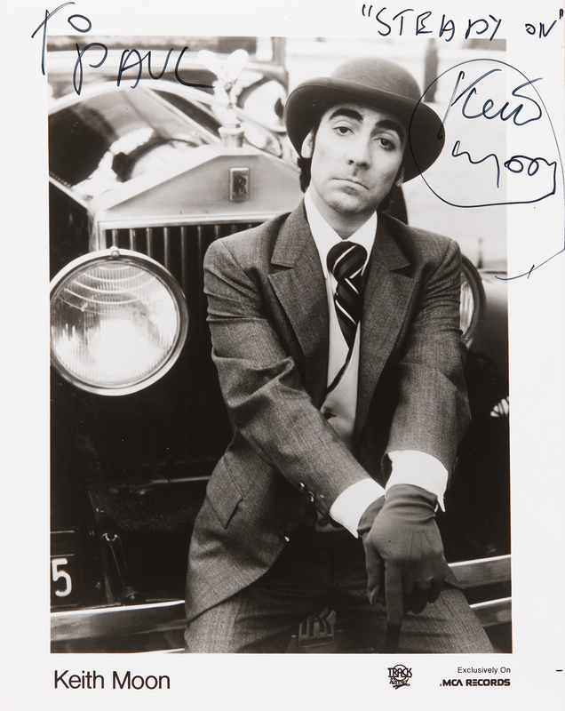 Lot 507 The Who: Keith Moon Signed Photograph - 
