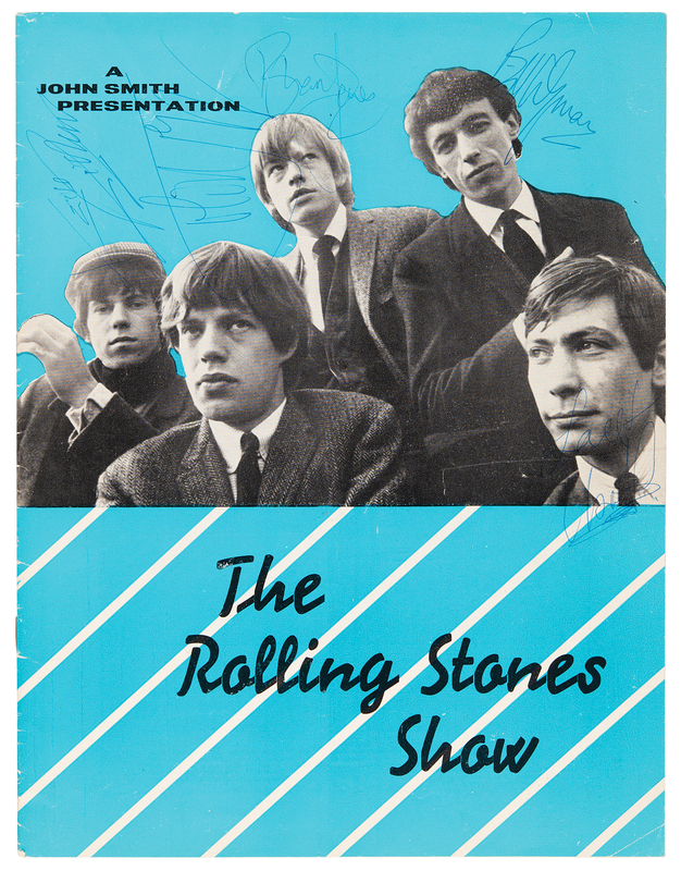Lot 505 Rolling Stones Signed 1964 UK Tour Program - Obtained at the Gaumont Theatre in Taunton (August 28, 1964)