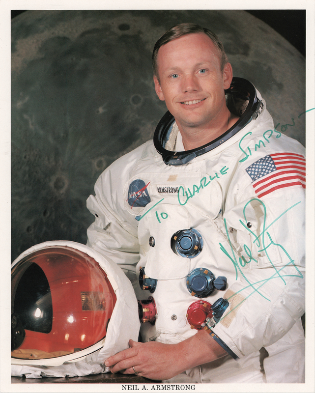 Lot 397 Neil Armstrong Signed Photograph