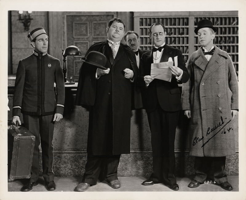 Lot 713 Stan Laurel Signed Photograph