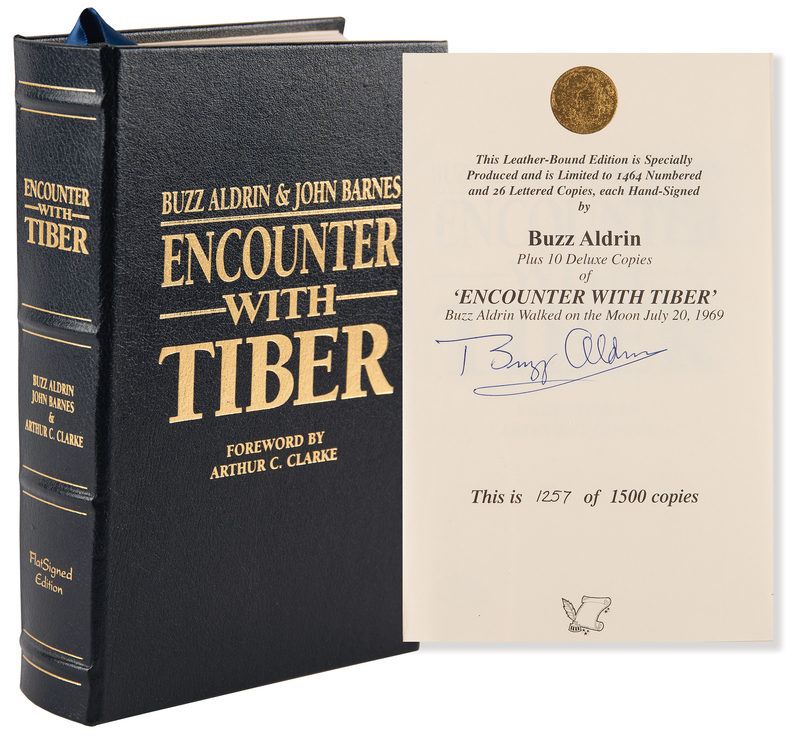 Lot 389 Buzz Aldrin Signed Book - Encounter with Tiber (Ltd. Ed. #1257/1500)