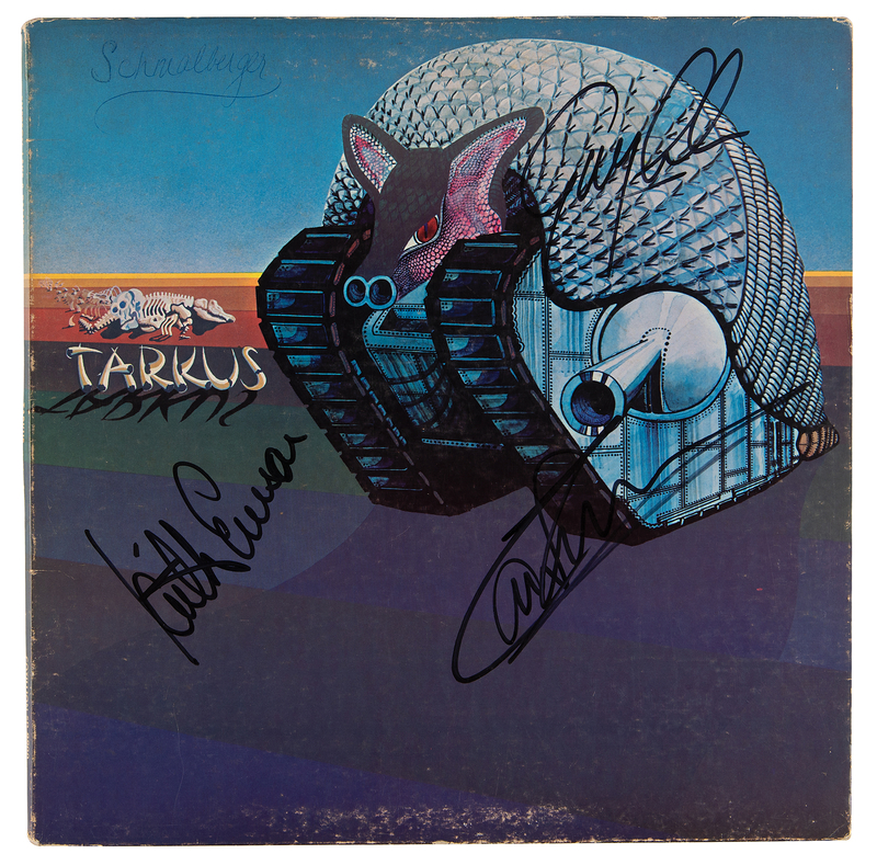 Lot 569 Emerson, Lake, and Palmer Signed Album - Tarkus