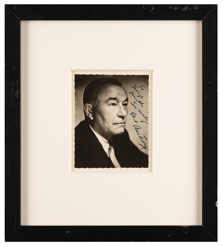 Lot 641 Robert Armstrong Signed Photograph