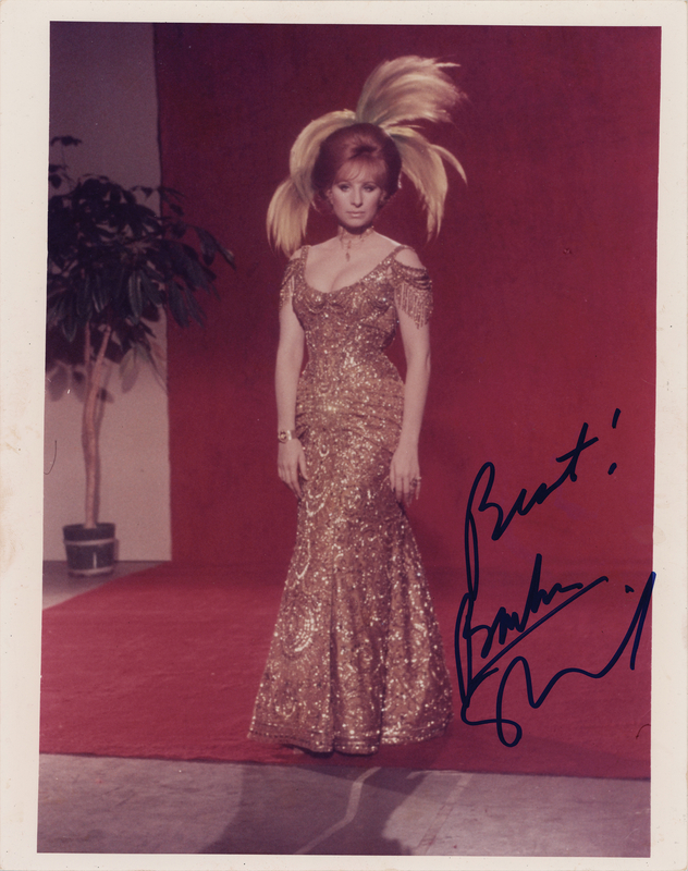 Lot 752 Barbra Streisand Signed Photograph
