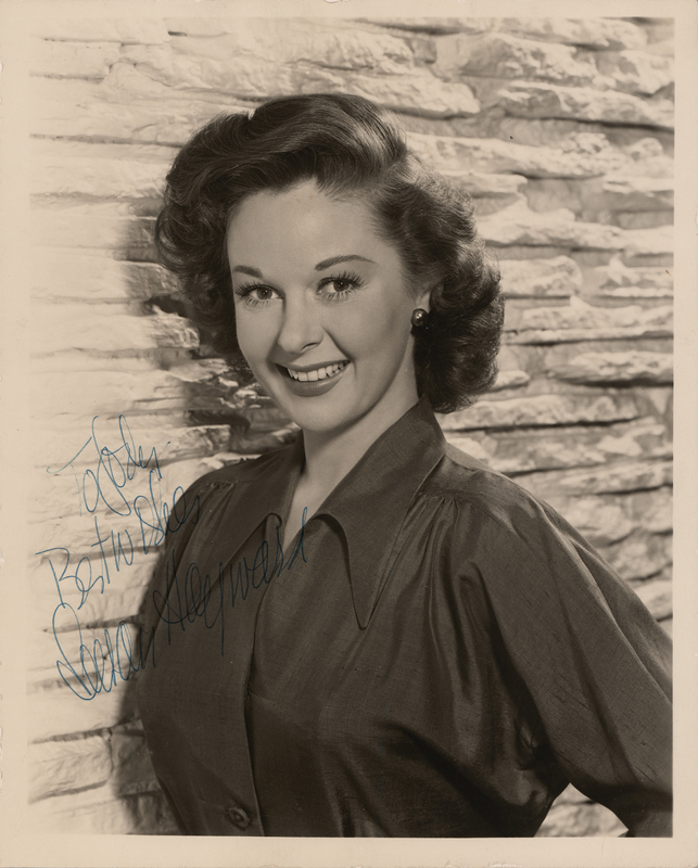 Lot 697 Susan Hayward Signed Photograph