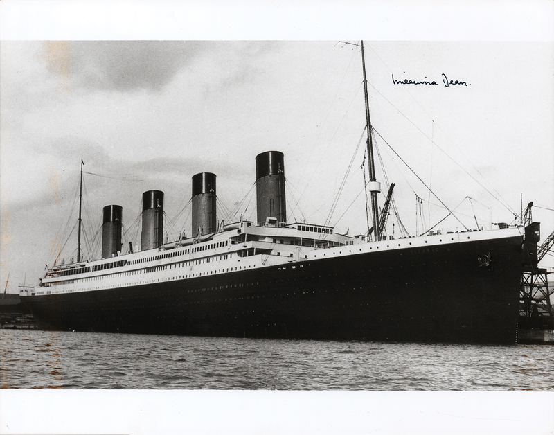 Lot 259 Titanic: Millvina Dean Signed Photograph
