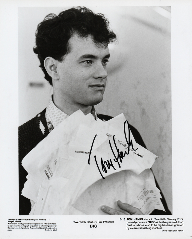 Lot 692 Tom Hanks Signed Photograph