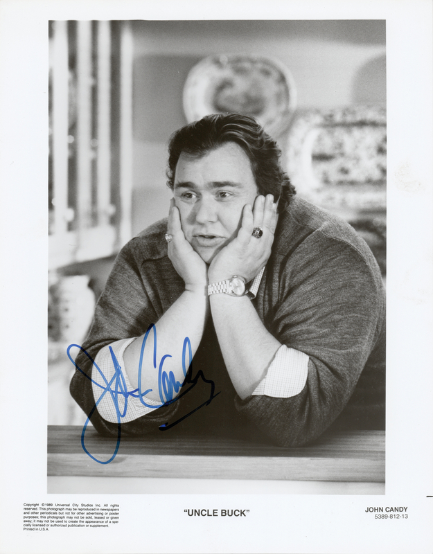 Lot 671 John Candy Signed Photograph