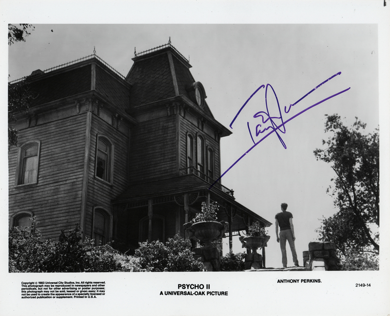 Lot 729 Anthony Perkins Signed Photograph