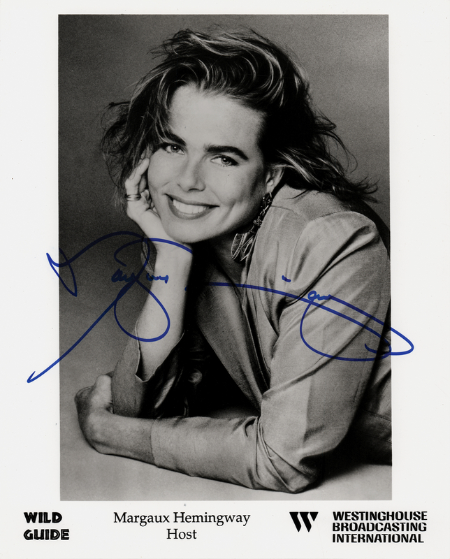 Lot 699 Margaux Hemingway Signed Photograph