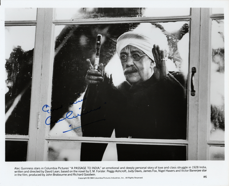 Lot 688 Alec Guinness Signed Photograph