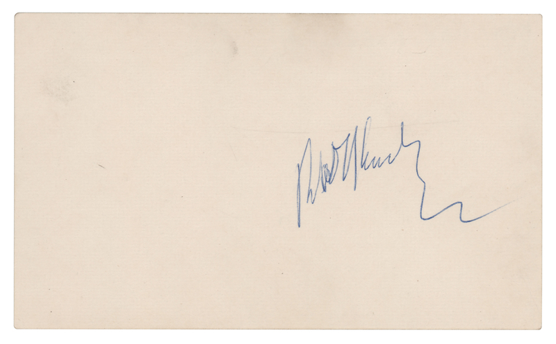 Lot 225 Robert F. Kennedy Signature
