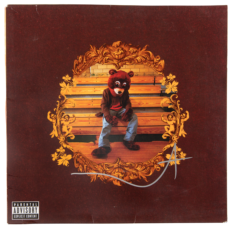 Lot 640 Kanye West Signed Album - The College Dropout