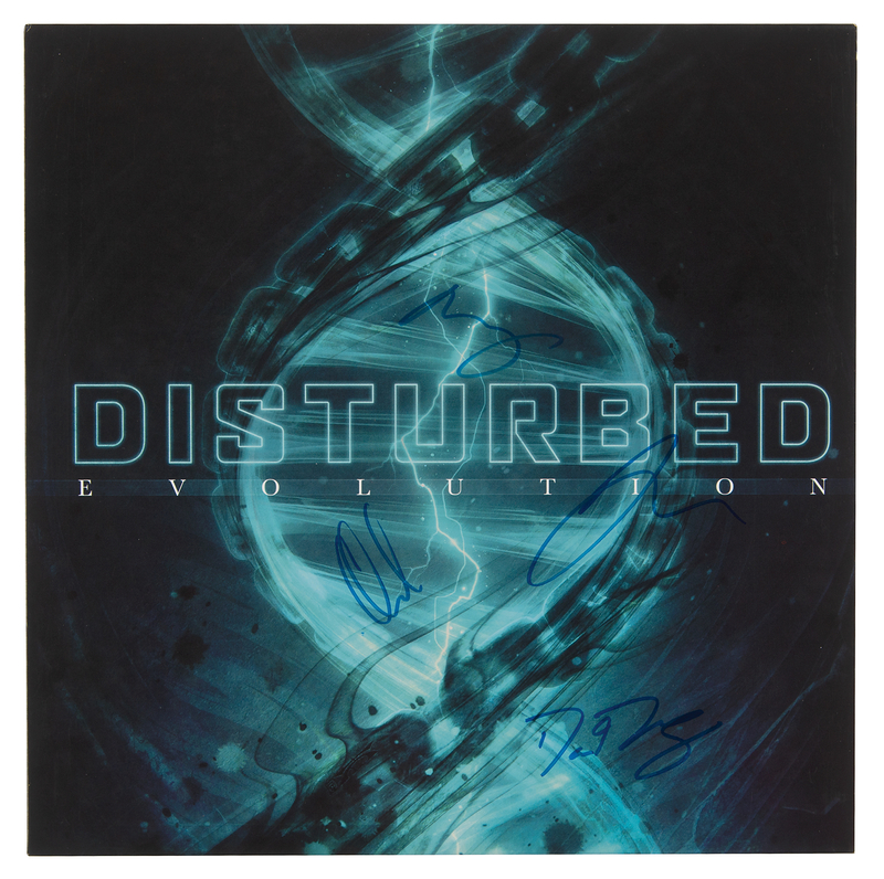 Lot 568 Disturbed Signed Album - Evolution
