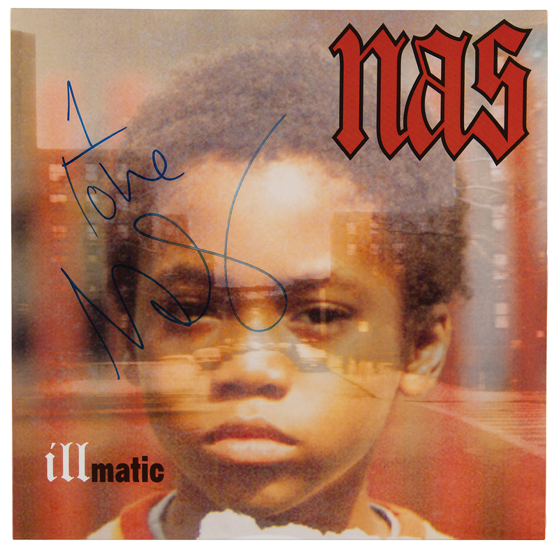 Lot 636 Nas Signed Album - Illmatic