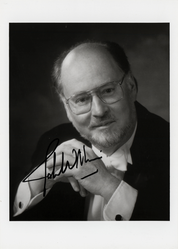 Lot 762 John Williams Signed Photograph