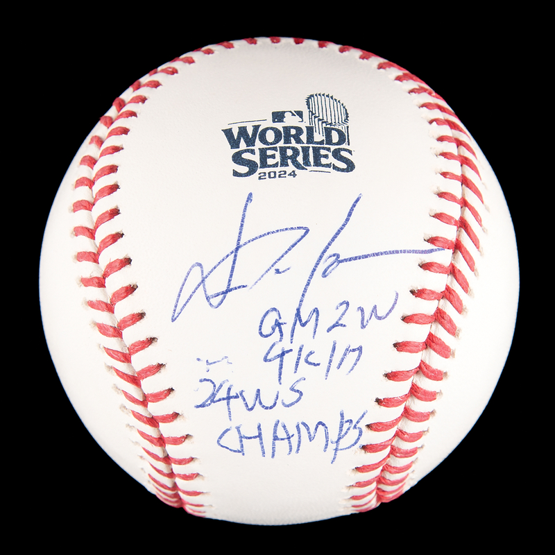 Lot 829 Yoshinobu Yamamoto Signed Baseball (Ltd. Ed. #25/25)