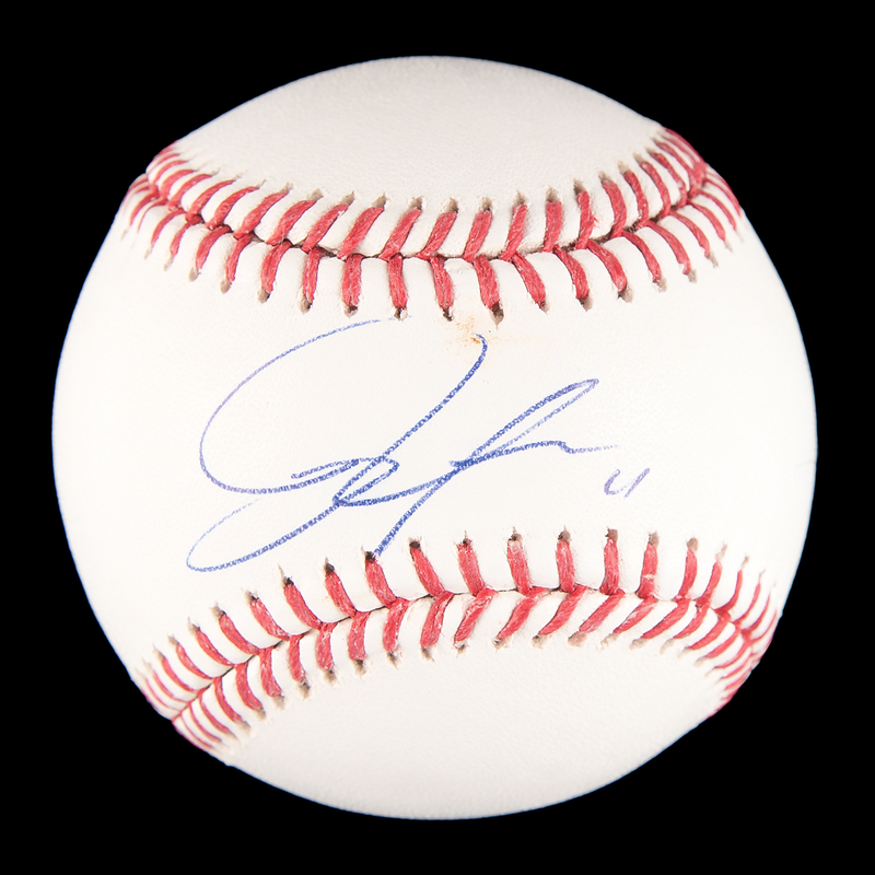 Lot 821 Roki Sasaki Signed Baseball